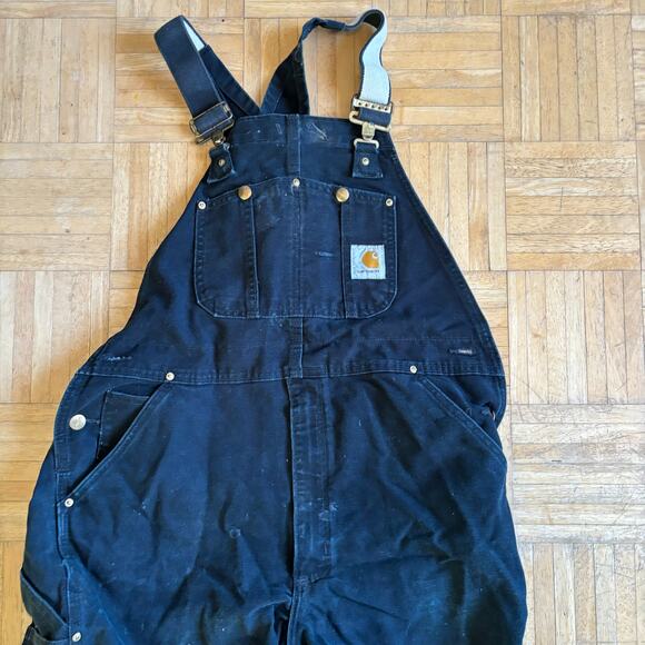 Blue Carhartt Bib Overalls - Picture 5 of 5